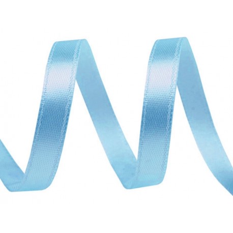 Szatén szalag 0,6 cm világoskék