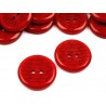 Gomb 2,5 cm piros