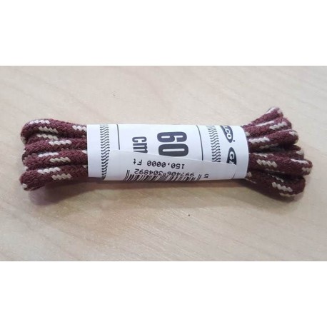 Cipőfűző lapos 60 cm gyerekcipőbe barna/drapp