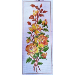 Gobelin 20x50 cm Sárga rózsák