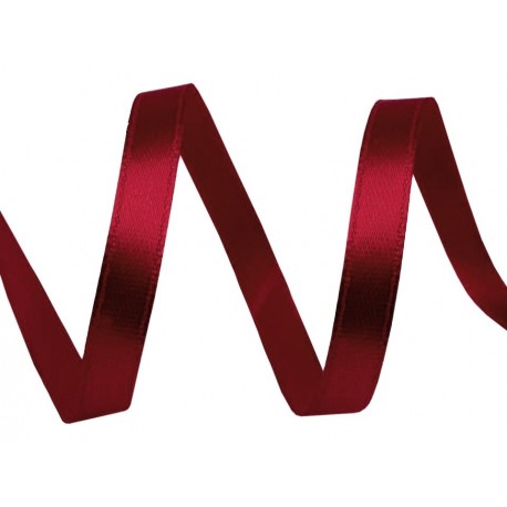Szatén szalag 0,6 cm bordó