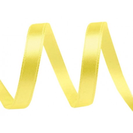 Szatén szalag 0,6 cm sárga