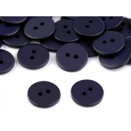 Gomb 1,5 cm matt sötétkék