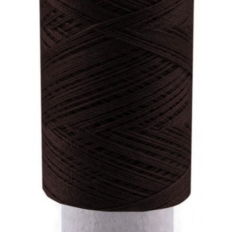 Gépselyem pamut 100 m sötétbarna
