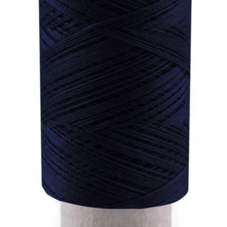 Gépselyem pamut 100 m sötétkék