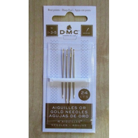 Tűszett arany hímzőtű No1-3-5