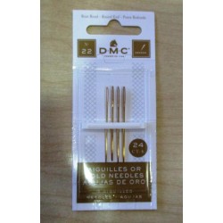 Tűszett arany keresztszemes tű No22