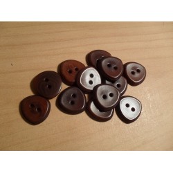 Gomb 1,5x1,5x1,5 cm sötétbordó