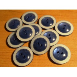 Gomb 2,3 cm kék