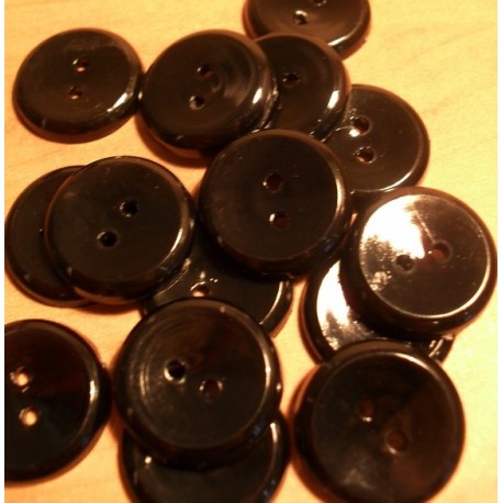 Gomb 1,8 cm fekete