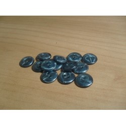 Gomb 1,2 cm gyöngyház sötétzöld