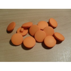 Gomb 1,5 cm füles narancs