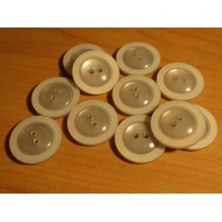 Gomb 2,3 cm halványszürke