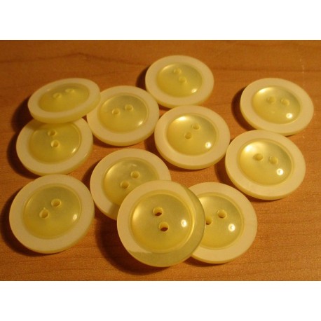 Gomb 2,3 cm sárga