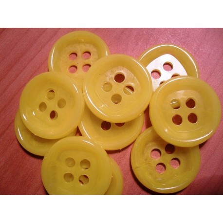 Gomb 2,9 cm sárga