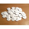 Gomb lencse 1,5 cm fehér