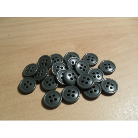 Gomb 1 cm sötétkhaki