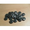 Gomb 1 cm sötétkhaki