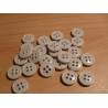 Gomb 1 cm szürke