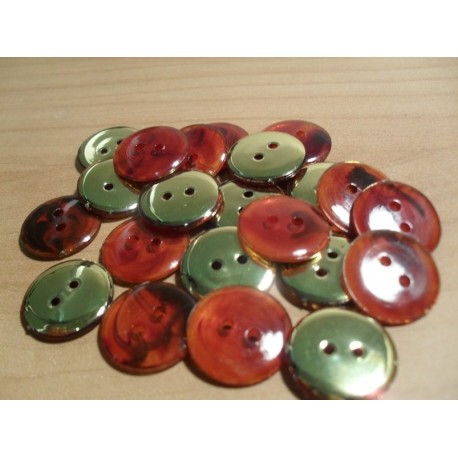 Gomb 1,5 cm aranyszínű