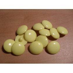 Gomb 1,5 cm füles sárga
