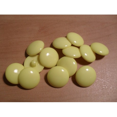 Gomb 1,5 cm füles sárga