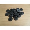 Gomb 1 cm fekete