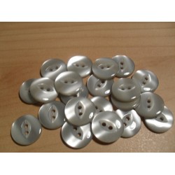 Gomb 1,5 cm átlátszó