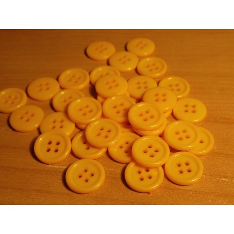 Gomb 1,5 cm mandarin