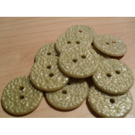 Gomb 2 cm aranybarna