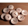 Gomb 2,2 cm krémszínű