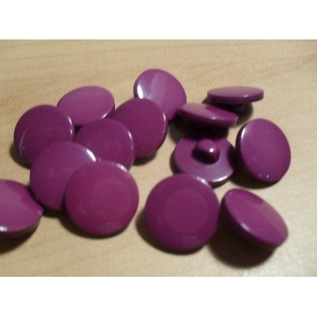 Gomb 1,5 cm füles sötétlila