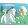 Gobelin 17x24 cm t1824-043 Ló