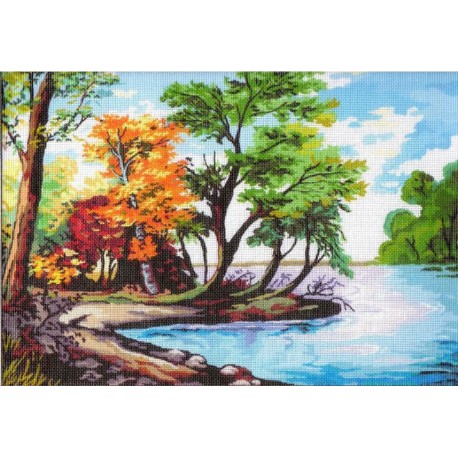 Gobelin 22x30 cm 117 T Tóparti fák