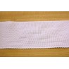 Keresztszemes csík 10 cm fehér