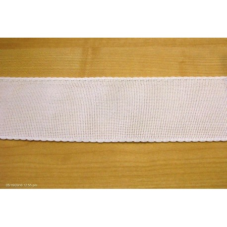 Keresztszemes csík 7 cm fehér