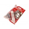 Patent gomb 1,5 cm nikkel WUK 10 db/cs