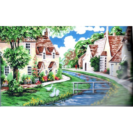 Gyapjú gobelin szett 25,5x43 cm KT82 Lower Slaughter