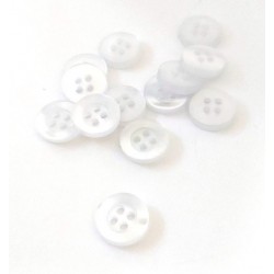 Gomb 1 cm fehér