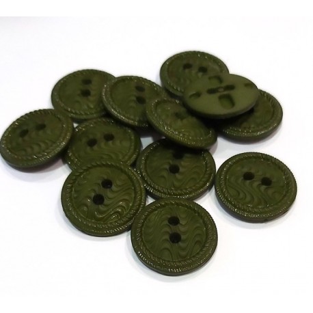 Gomb 2,1 cm zöld