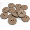 Gomb 2,1 cm drapp