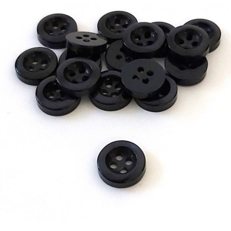 Gomb 1 cm sötétkék