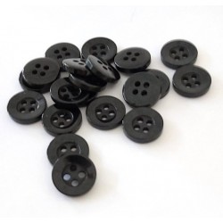 Gomb 1 cm fekete