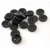 Gomb 1,15 cm fekete