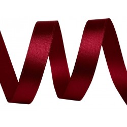 Szatén szalag 1 cm bordó