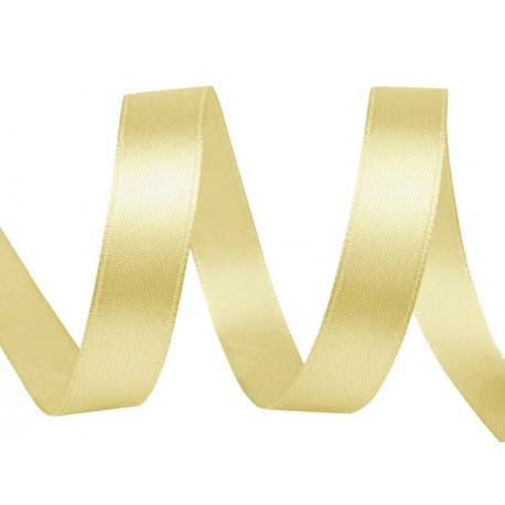 Szatén szalag 1 cm világosarany