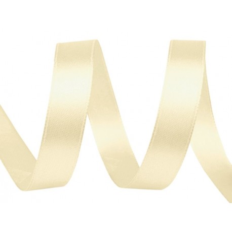 Szatén szalag 1 cm vanília