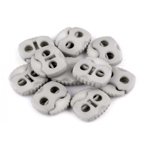 Végszorító 2x2 cm rugós fehér