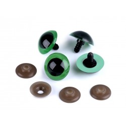 Biztonsági szem párban 2,6 cm zöld