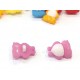 Babagomb 1,5x1,7 cm bagoly lila